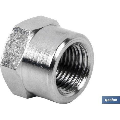 Bouchon hexagonal, filetage femelle R-3/4, filetage GAS, vendu à l'unité.