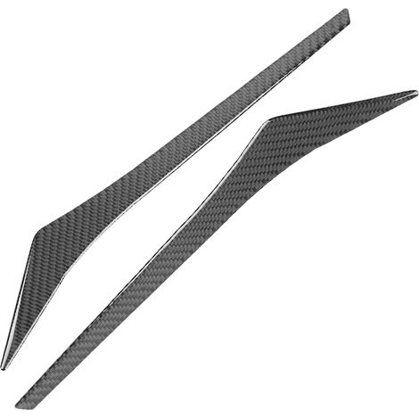 2pcs Fibre de Carbone Couvre-Sourcil de Phare Autocollant Trim Compatible Honda Fit 2014-2018 (1/3)