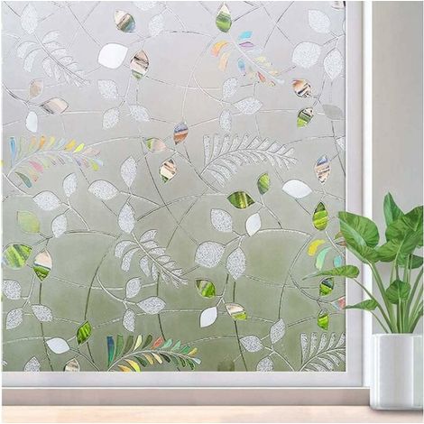 45 x 100 cm Window Film, Anti-Peep Window Film Glass Film Blackout Window Film Window Sticker Matte Glass Effect UV Protection Window Film Sticker (1/5)