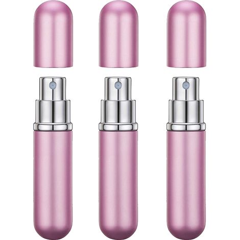Atomiseur Parfum - 3 Pièces 5 ml - Rechargeable avec Pipette et Entonnoir - Pour Voyage et Organisation de Parfums (1/5)