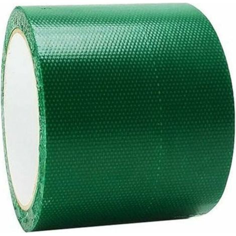 Vert Ruban de réparation spécial bâche - Résistant à la pluie - Ruban adhésif de réparation pour bâche - Pour store - 8 cm - Longueur : 500 cm (1/5)