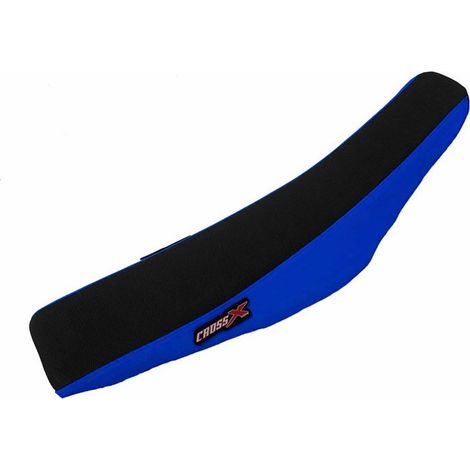 HOUSSE DE SELLE YAMAHA YZF 250 14-18 YZF 450 14-17 WRF 250 15-18 WRF 450 16-18 TOP BLACK- SIDE BLUE (M415-2BBL) + COUVRE CACHE RESERVOIR INCLUS