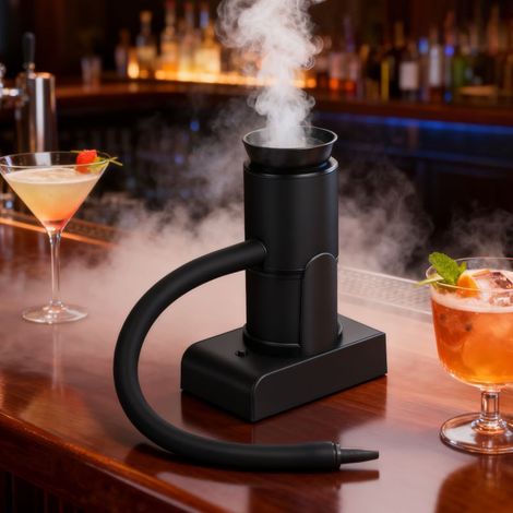 Pistolet de Fumage Portable pour Cuisine, Outil de Cuisine Moléculaire pour Steak, Saumon et Boissons, Réglable (1/5)