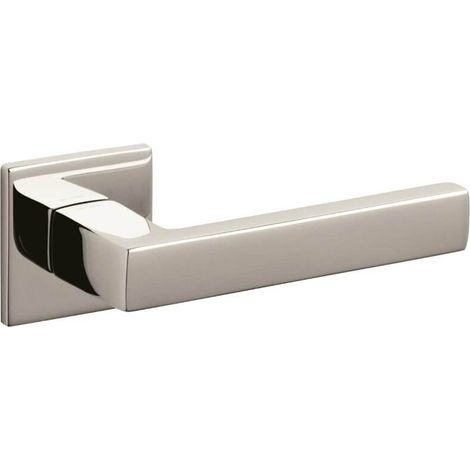 Poignée de porte design Planet Q nickel - M203NSB8BNL (1/2)