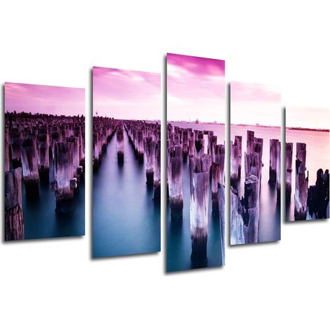 Cadre photo poster photographique multicolore 165 x 62 cm (1/3)