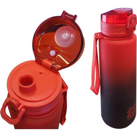 Gourde Coolpack Brisk Gradient 600 ml, couleur canneberge - Sans BPA (1/4)