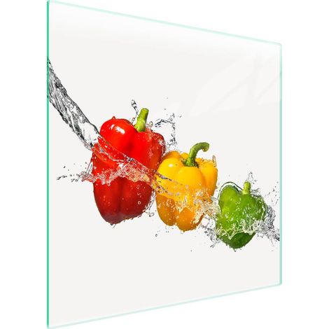 Protezione in vetro per piano cottura 50x52 Paprika (1/5)
