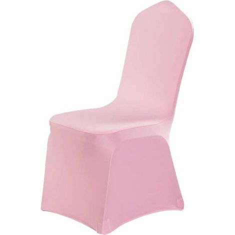Housse De Chaise - Spandex Extensible - Pour Banquet Mariage Cérémonie - 2 Pièces (1/4)