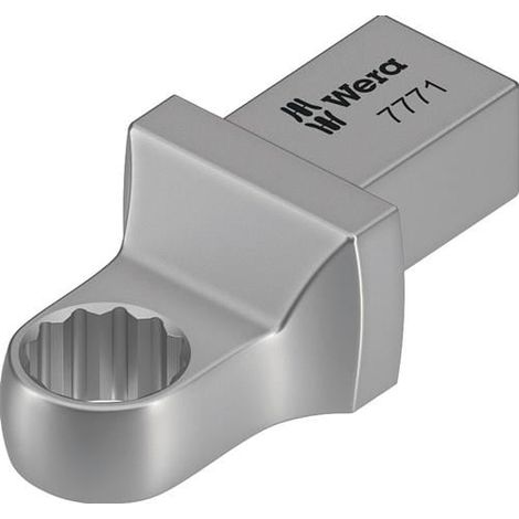 Einsteckringschlüssel 7771 SW 17mm 9x12mm CV-Stahl WERA (1/4)