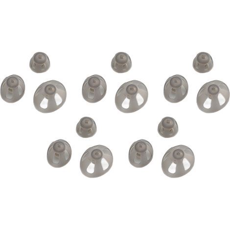 Embouts en Silicone pour Prothèses Auditives - Dômes Ouverts de Remplacement Professionnels (1/5)