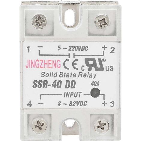 SSR-40 DD 40A 5-220VDC Halbleiterrelais für industrielle Automatisierungsprozesse