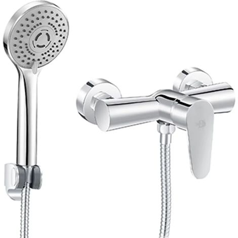 Miscelatore doccia esterno cromato con kit doccia Lizzy (1/2)
