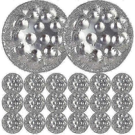20 plats à four à escargots, barquettes en aluminium, plats de service en forme d'escargot (1/5)