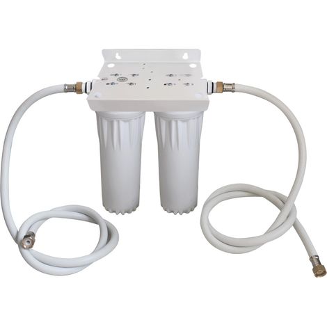 Filtre à eau pour machine à glaçons et industrielle pour café restaurant distributeur d'eau commerciale accessoires machines à glace comptoir (Conduite d’eau à deux étages) (1/3)