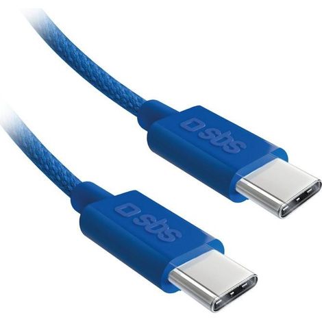 SBS TECABLETISSUETCCB USB Kabel USB 2.0 1,5 m USB C Blau