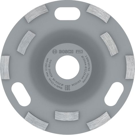 Bosch PRO Concrete Grinding Head 50 x 125 mm 22,23 mm - 2608601763 (1/4)