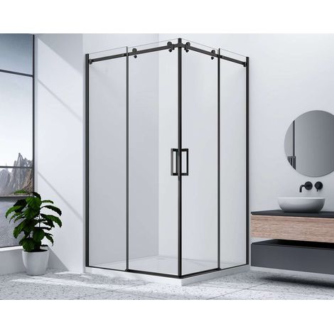 Gelco Dragon - Duschkabine 90x90 cm, schwarz/Klarglas GD4290B-01