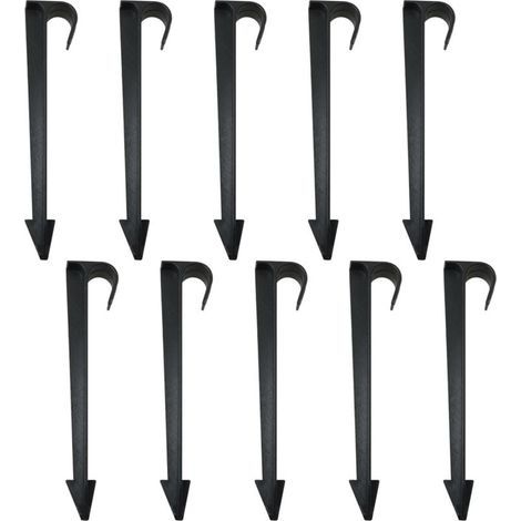 50 supports de tuyau d'arrosage 16/20 mm pour tuyaux PE 1/2 et 3/4, support pour tuyau d'arrosage goutte à goutte en terre cuite