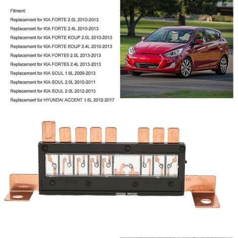Fusible multiple 125 A 18790 01031, bloc de fusibles de remplacement pour Kia Forte Soul, Forte5 et Forte Koup (autoroute).