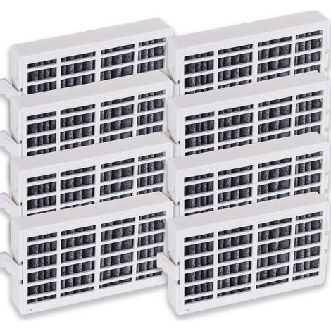 utilisé pour W10311524 Lot de 8 filtres à air de rechange pour réfrigérateur Whirlpool & KitchenAid Remplace AIR1, W10315189, W10335147 (1/5)