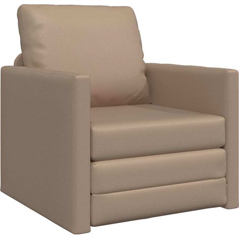 Canapé-lit,Canapé convertible Cappuccino 74 x 77 x 81 cm Velours CFW86277 (1/5)