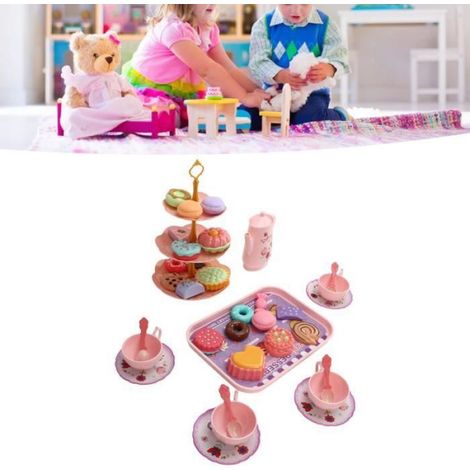 Service à thé pour enfant - - YH004 - 18 pièces - Plastique - Couleurs populaires (1/4)