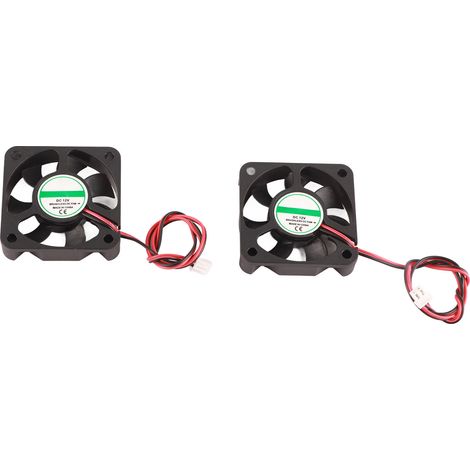 2-teiliger 5010 Lüfter für DIY-3D-Drucker, 12 V, 2-polig, 4000–6500 U/min, 30 dB, Luftdurchsatz 8–14 CFM (1/5)