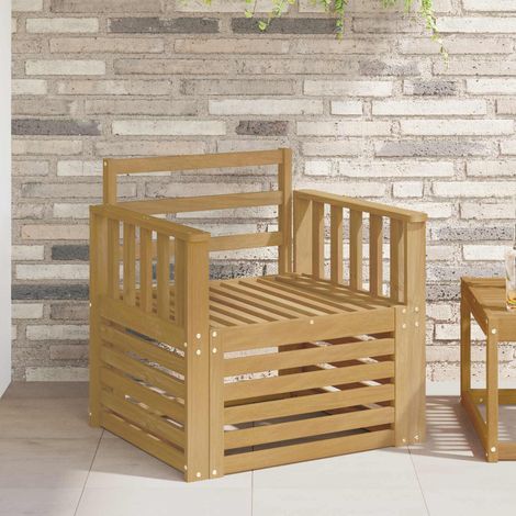 vidaXL 2 Pezzo Set di divani da esterno Legno di Acacia Massello (1/5)