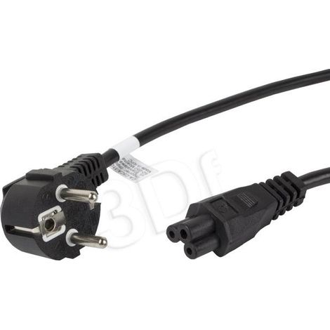 Cable de alimentacion lanberg trebol schuko cee 7/7 a iec320 c5 1.8m (1/4)