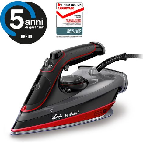 Fer à vapeur Braun SI5057RD noir rouge 2700 W 330 ml (1/4)