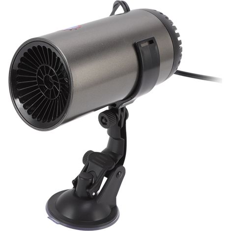 Chauffage de voiture à chauffage rapide, fonction tiède et froide, allume-cigare portable, désembueur et dégivreur avec support rotatif 12 V