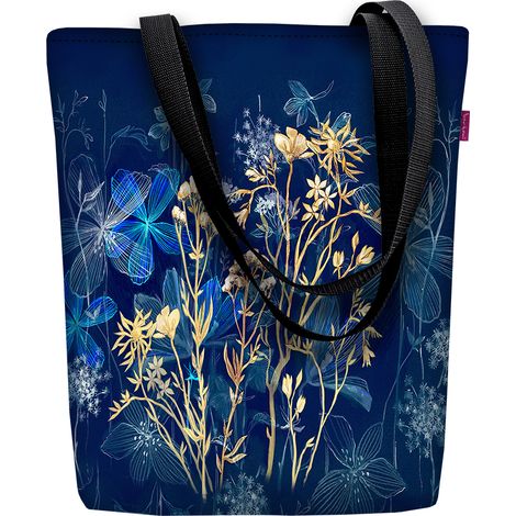 Sonnengelbe Segeltuchtasche - Mitternacht (1/5)