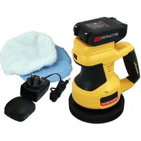 20V LI ION 150MM PORTABLE CORDLESS CAR POLISHER BUFFER POLISHING MACHINE NEW