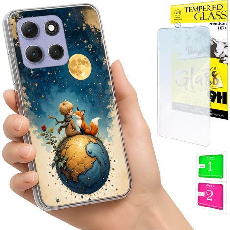 Funda para Motorola Moto G86 Power Photo, cubierta trasera Lisek + cristal 9H (1/5)