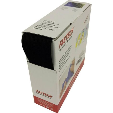Fastechr B50-STD-H Cinta autoadherente negra 50 mm x 10 m