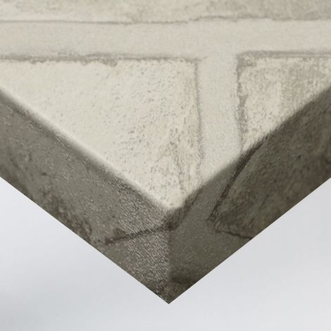 DIMEXACT - Papier peint adhésif effet pierre claire - 122 cm x 5 m - En Rouleau