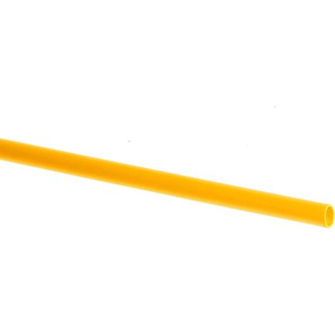 Gaine thermorétractable RS PRO, Dia. 1.6mm Jaune rétreint 2:1, 1.2m ( Prix pour Paquet de 5 )