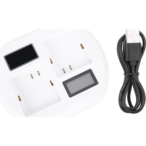 Station de charge double USB rapide avec écran LCD pour batteries Arlo Pro 2 et Pro, chargeur intelligent avec affichage vidéo. (1/5)