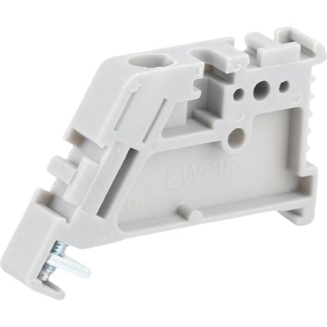 DIN terminal blocks, end stop supports, screw-type clamp suitable for a width of 35mm, Model 13, 50 pieces (Model 13) (1/5)