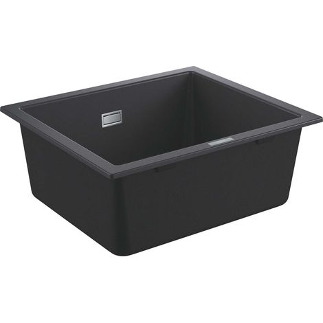 Grohe Lavelli - Lavello composito K700 con sistema di scarico, 53x46 cm, granito nero 31654AP0 (1/5)