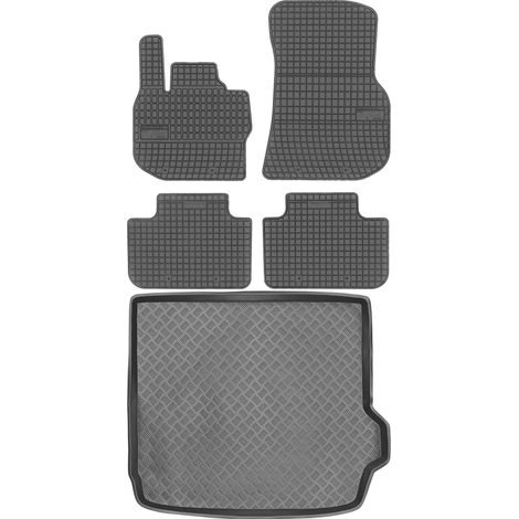 Juego de alfombrillas de goma para coche y alfombrilla para maletero para BMW X4 G02 SUV a partir de 2018.