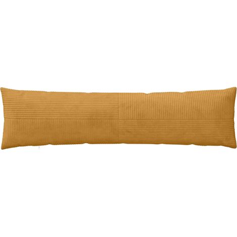 vidaXL Funda de almohada 2 pcs ALMELO Amarillo 40 x 145 cm pana (1/2)