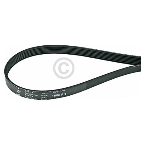 Courroie trapézoïdale 1980 PH 7 compatible avec Bosch 00649054 pour sèche-linge