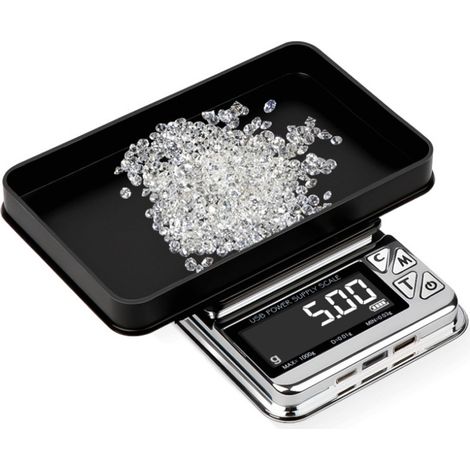 Mini balance de bijoutier rechargeable USB 500 g/0,01 g (1/5)