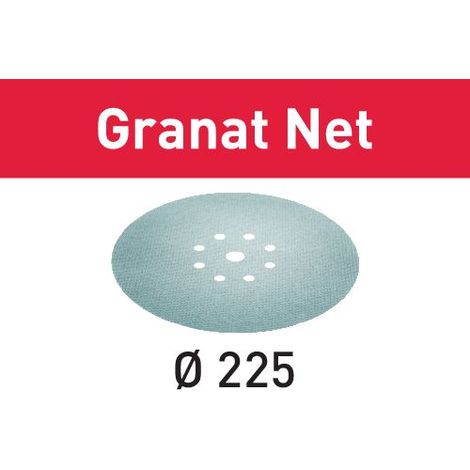 203318 Festool Abrasivo a rete Granat Net D225 P240 GR NET/25