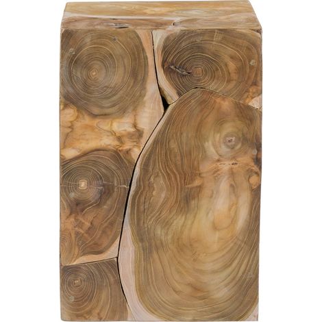 Tavolino a Cubo Radix in Legno di Teak Naturale (1/3)
