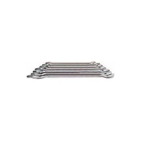 CHIAVE A FORCHETTA DOPPIA FISSA IN SERIE- in serie pz.12 da 6x7 a mm.30x32 - 1 blister ALTE