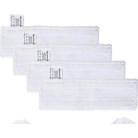 Lot de 4 chiffons en microfibre Chiffons de rechange en microfibre pour Karcher Easy Fix SC2 SC3 SC4, Chiffon accessoire pour chiffon Easy Fix Kärcher, microfibre et lingette (1/5)