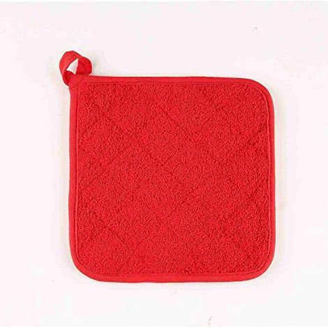 100% Coton de Cuisine Quotidien de Terry Support de Pot résistant à la Chaleur Dessous Manique pour Cuisine et pâtisserie Lot de 5 rough