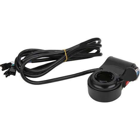 Verrouillage multifonction pour vélo électrique, affichage de la tension, interrupteur au guidon, en plastique noir, efficacité de 98 %, identification automatique. (1/5)